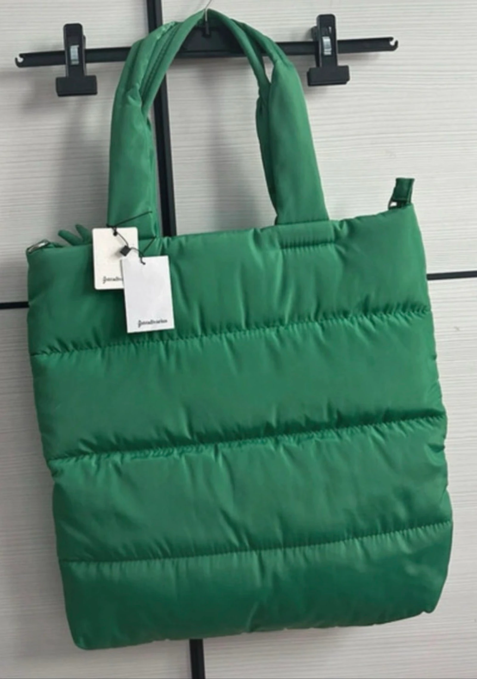 Stradivarius gewatteerde groene tas - Nieuw met labels – photo 2
